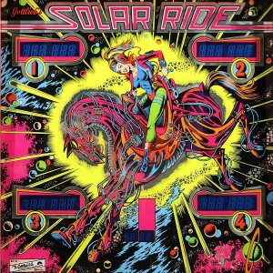 Solar Ride (Gottlieb, 1979) (JPR)