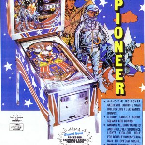 Pioneer (Gottlieb 1976) Flyer