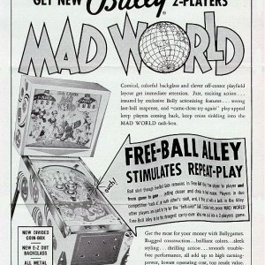 Mad World (Bally, 1964) Flyer