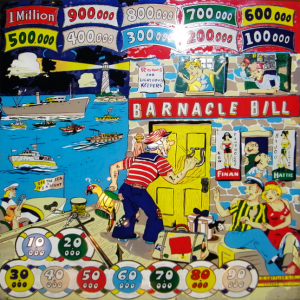 Barnacle Bill (Gottlieb, 1948) (glare, chipped paint)