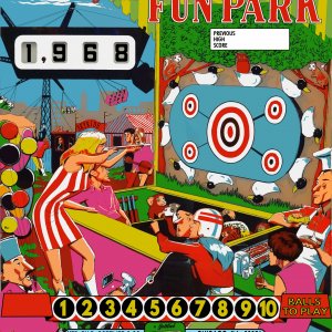 Fun Park (Gottlieb, 1968) (Loserman76) (auto-adjust) Backglass