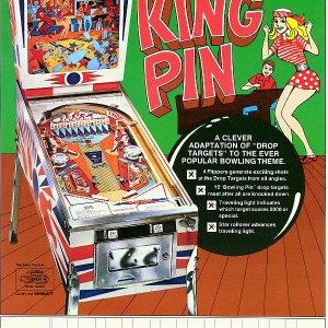 King Pin (Gottlieb, 1973) Flyer