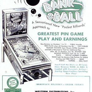 Bank-A-Ball (Gottlieb, 1950) Flyer