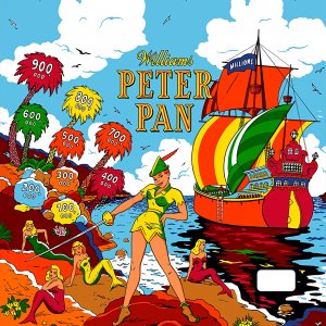 Peter Pan (Williams, 1955) (IkeS) Backglass