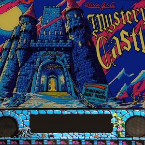 Mystery Castle (Alvin G, 1993) (Wildman) (autocolor) Backglass