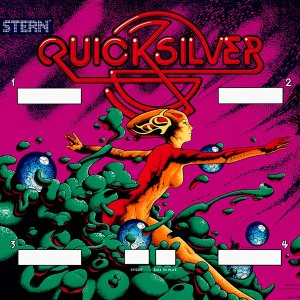 Quicksilver (Stern, 1980) (IkeS WIP) Backglass
