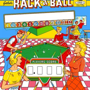 Rack-A-Ball (Gottlieb, 1962) (IkeS) Backglass