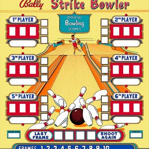 Strike Bowler (Bally, 1957) (IkeS) Backglass
