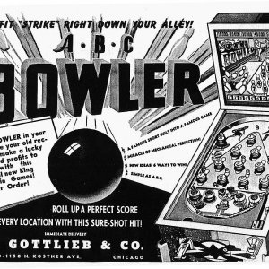 A-B-C Bowler (Gottlieb, 1941)