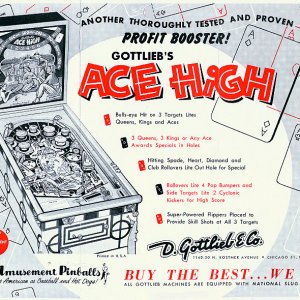 Ace High (Gottlieb, 1957) Flyer