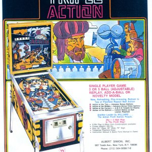 Triple Action (Williams, 1973) Flyer