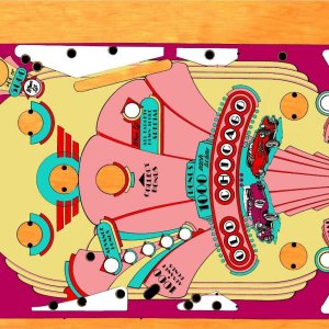 Old Chicago (Bally, 1976) Playfield