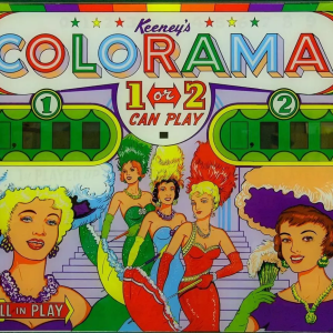 Colorama (Keeney, 1963) Backglass
