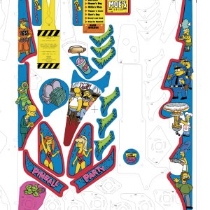 The Simpsons Pinball Party (Stern, 2003) Decals
