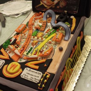 Retro Pinball Machine Comet Birthday Cake.jpg