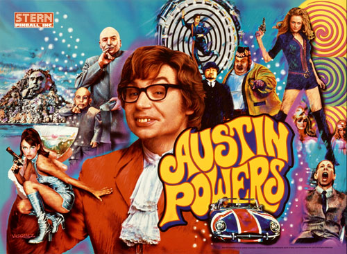 Austin Powers™ (Stern, 2001) Backglass