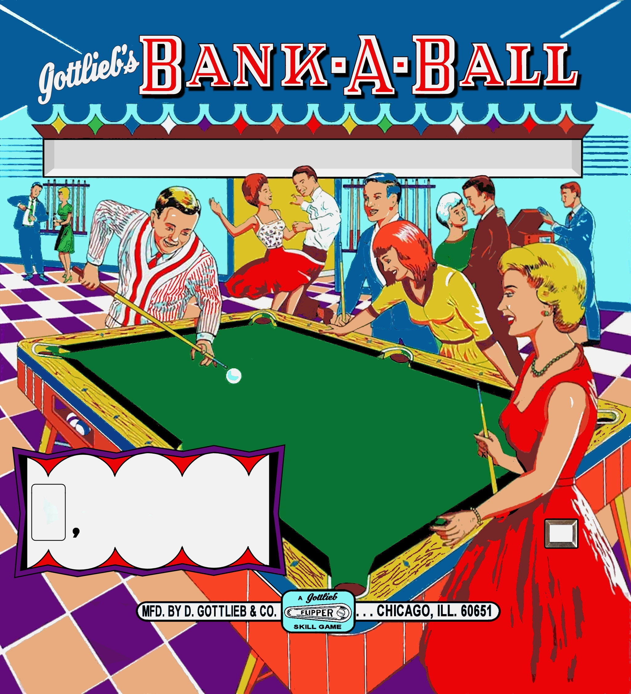 Bank-A-Ball (Gottlieb, 1950) (Loserman76)