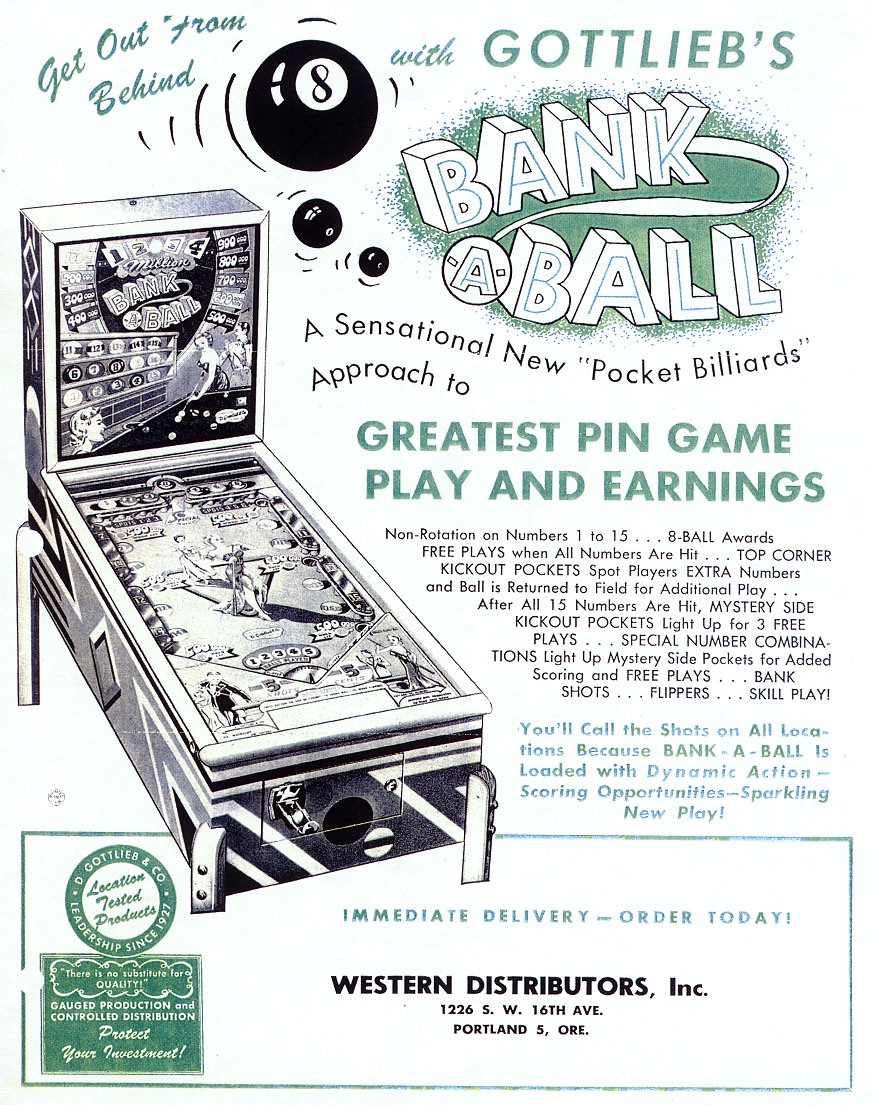 Bank-A-Ball (Gottlieb, 1950)