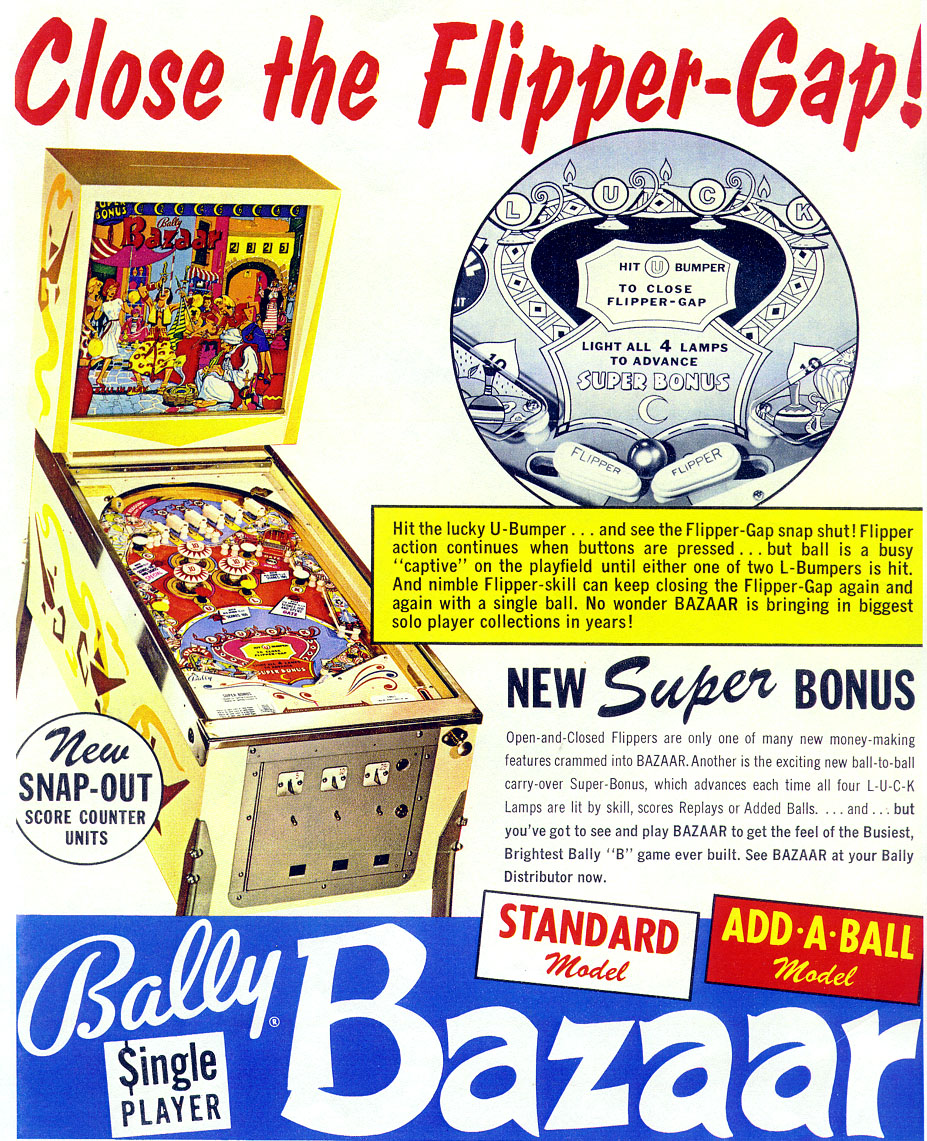 Bazaar (Bally, 1966) Flyer