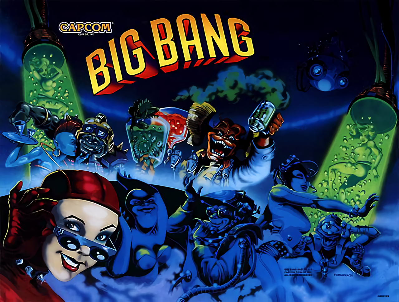 Big Bang Bar (Capcom, 1996) (IkeS) Backglass