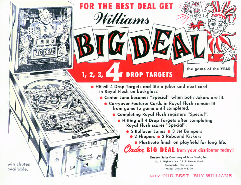Big Deal (Williams, 1963) Flyer
