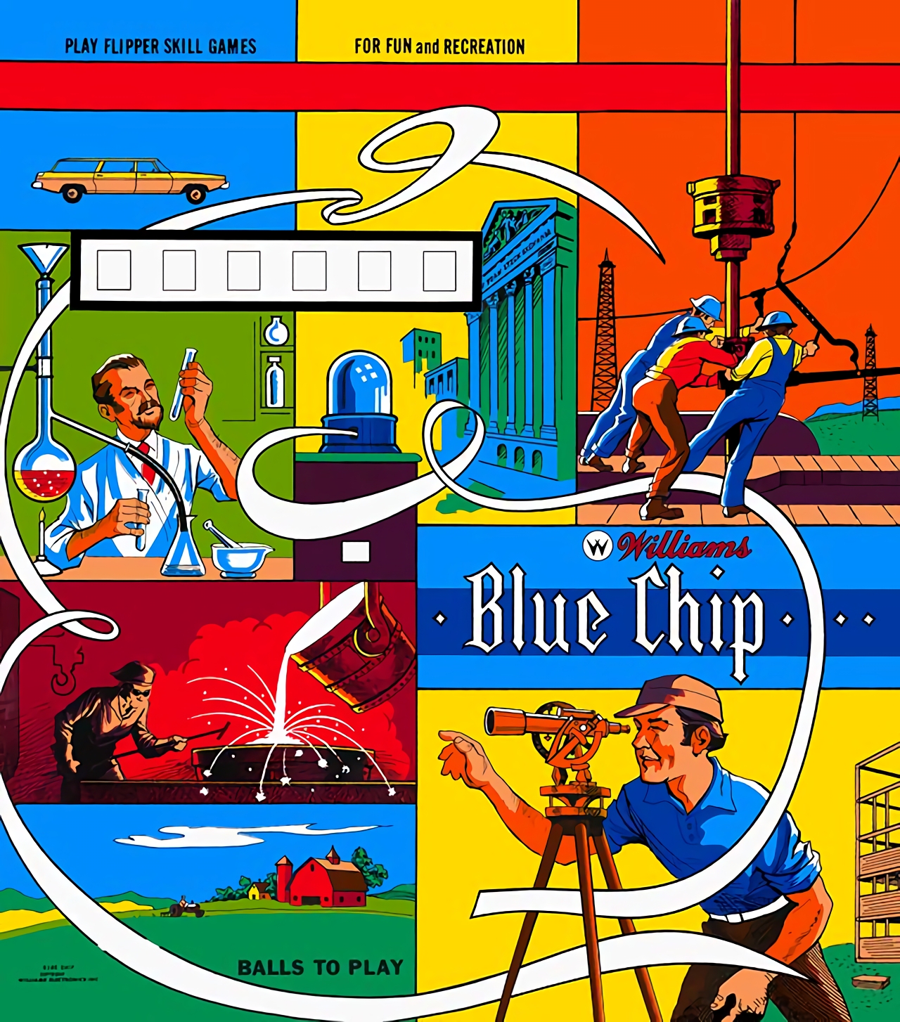 Blue Chip (Williams, 1976) (IkeS) Backglass