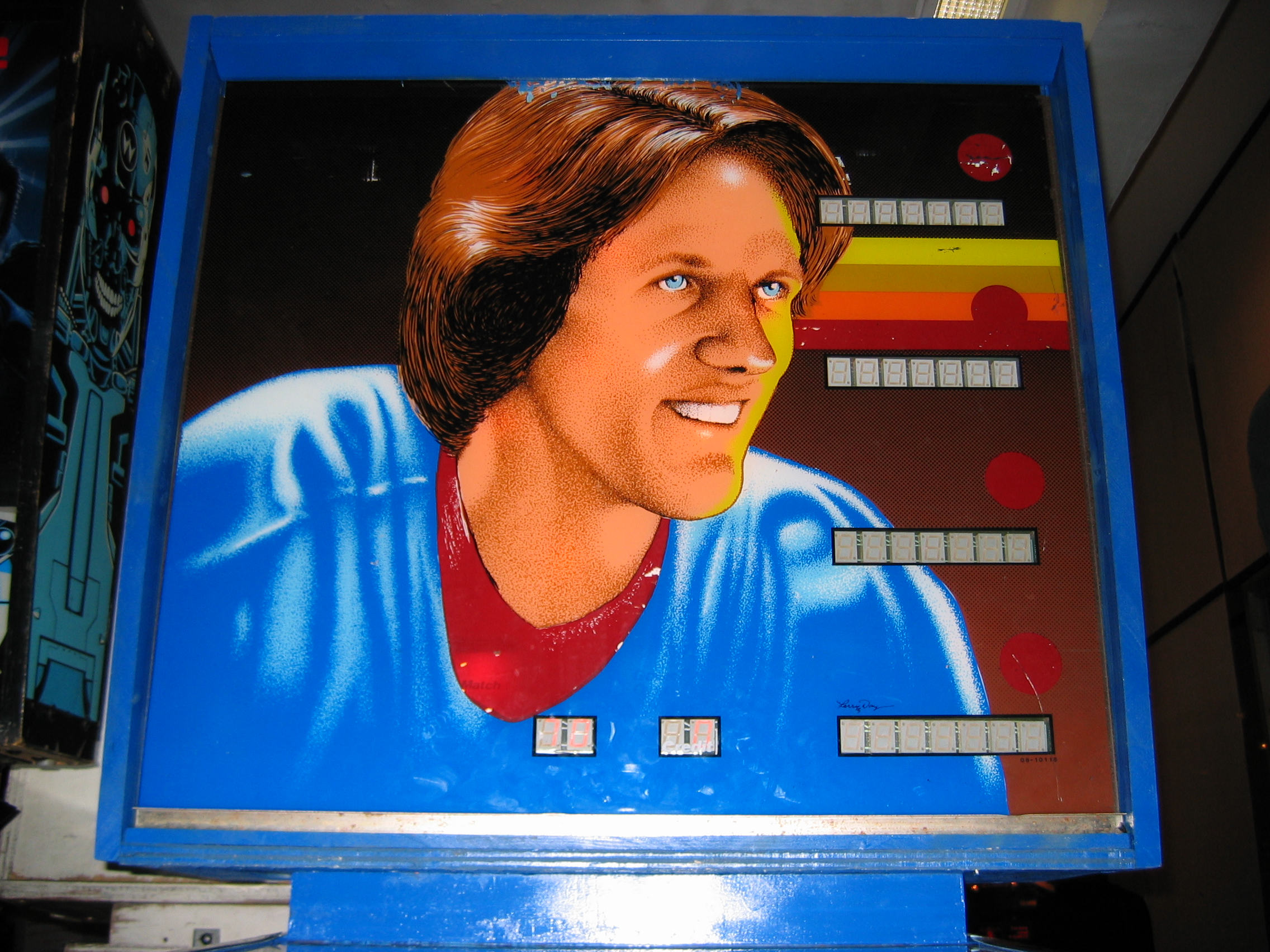 Bobby Orr Power Play (Bally, 1978) Backglass