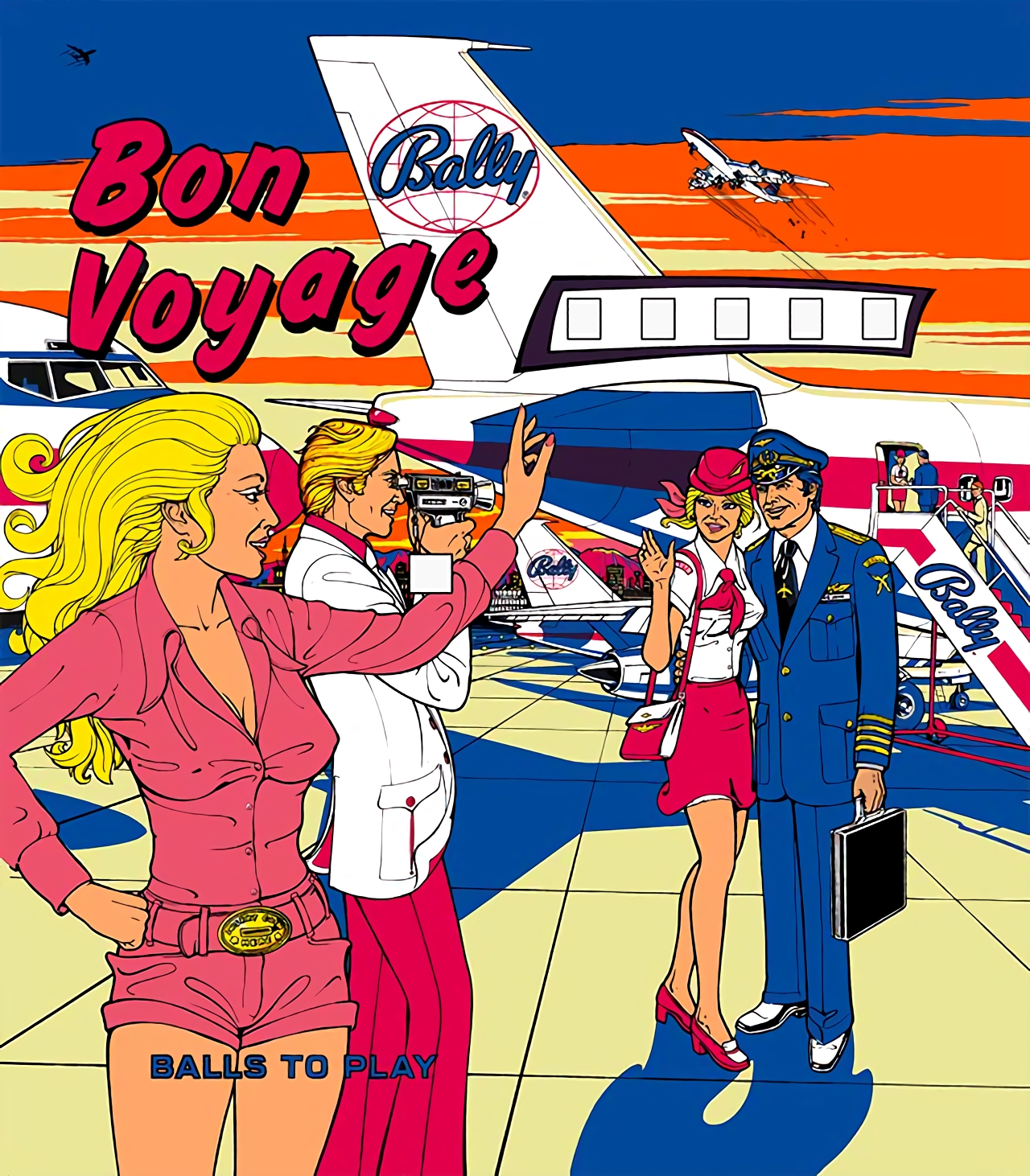 Bon Voyage (Bally, 1974) (IkeS) Backglass