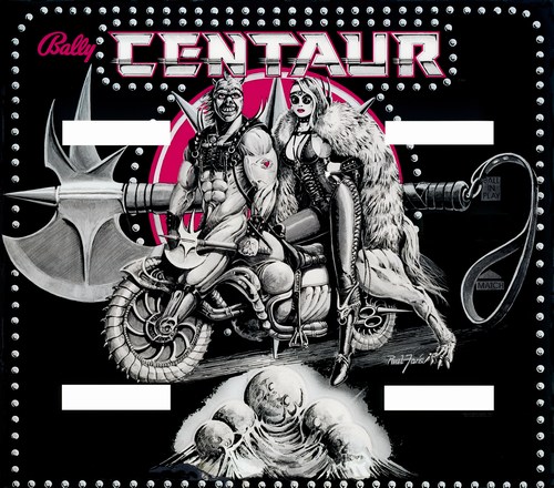 Centaur (Bally, 1981) Backglass