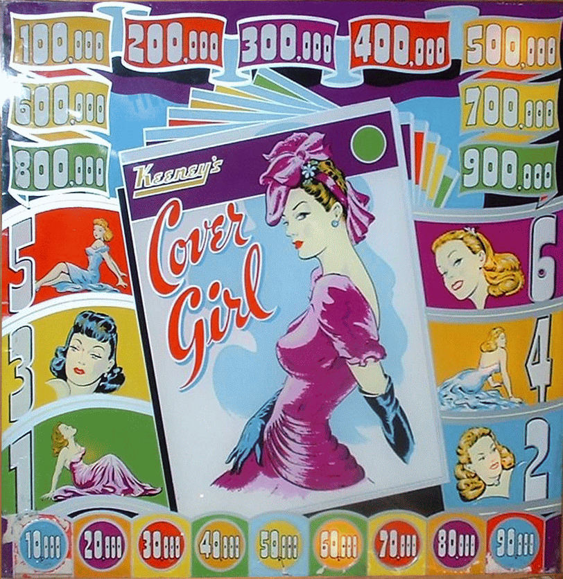 Cover Girl (Keeney, 1947) (FPozo) Backglass