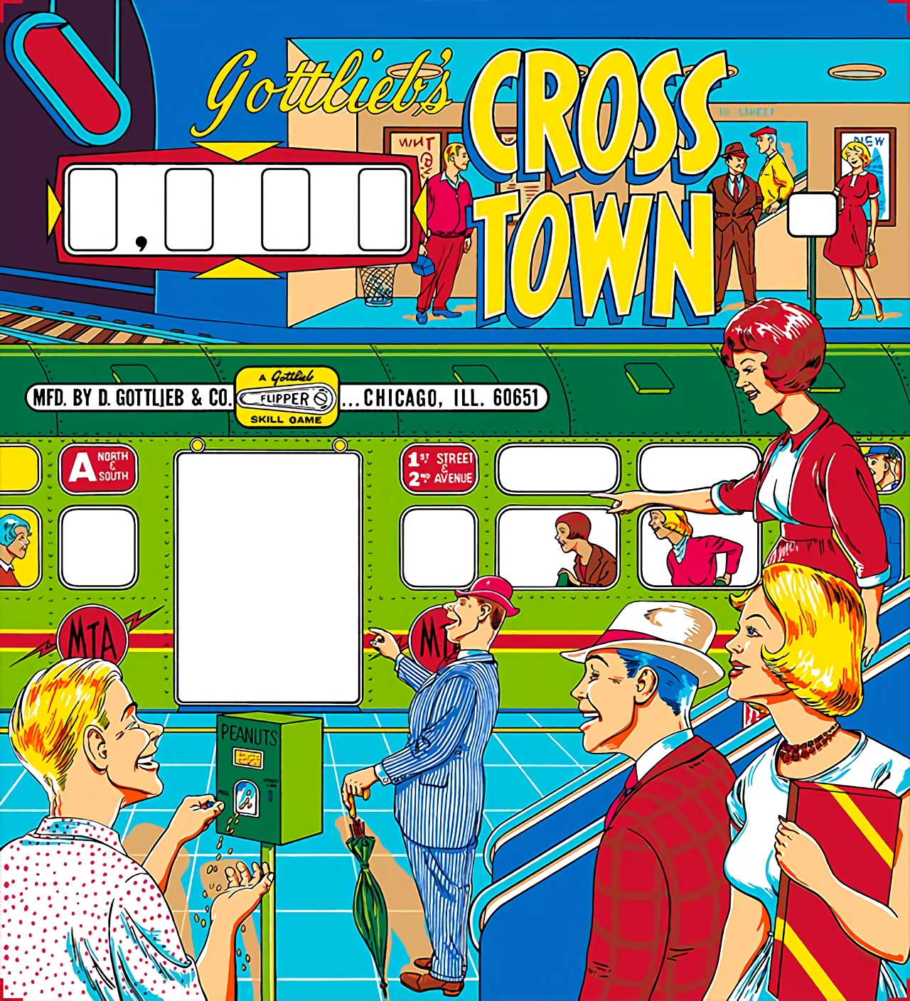Cross Town (Gottlieb, 1966) (IkeS)