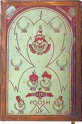 Double Poosh-M-Up (Northwestern, 1930's) Playfield