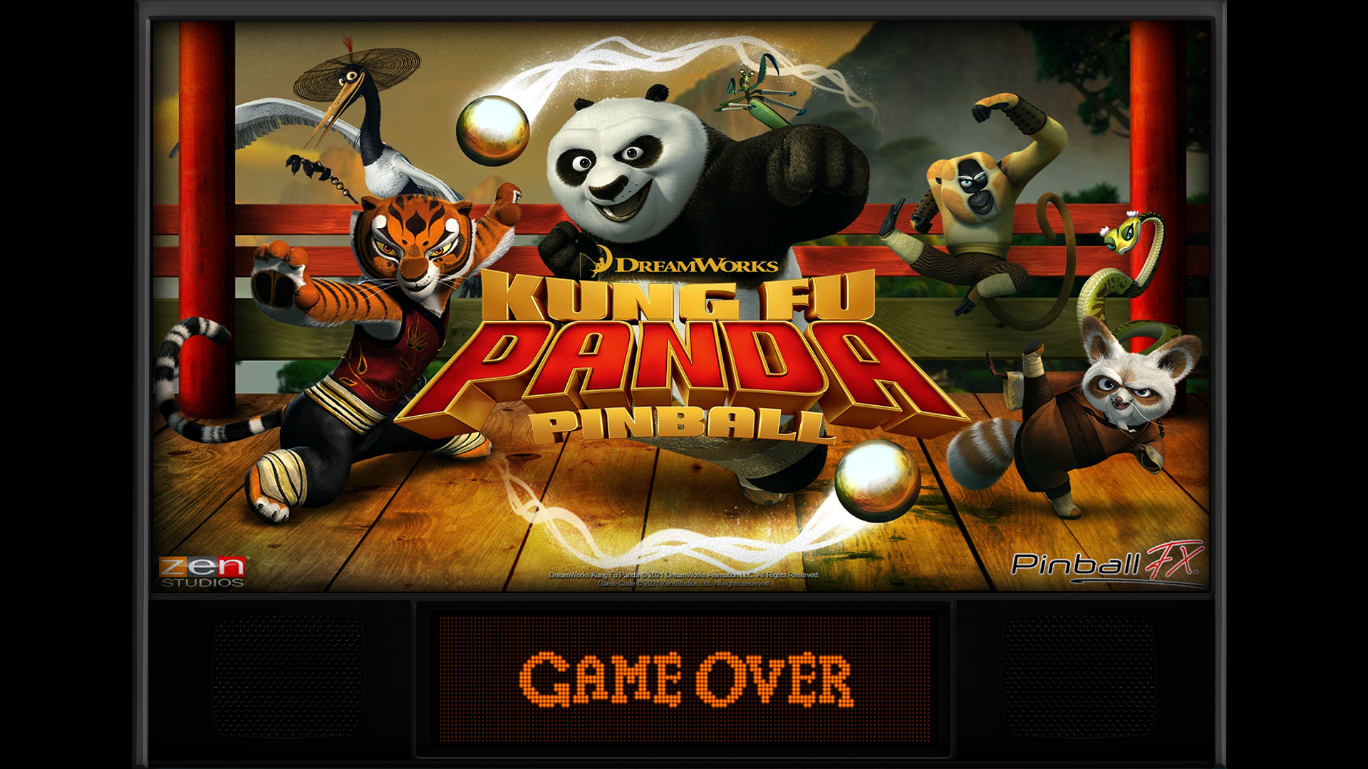 DreamWorks Kung Fu Panda Pinball (Zen, 2023) Table_139