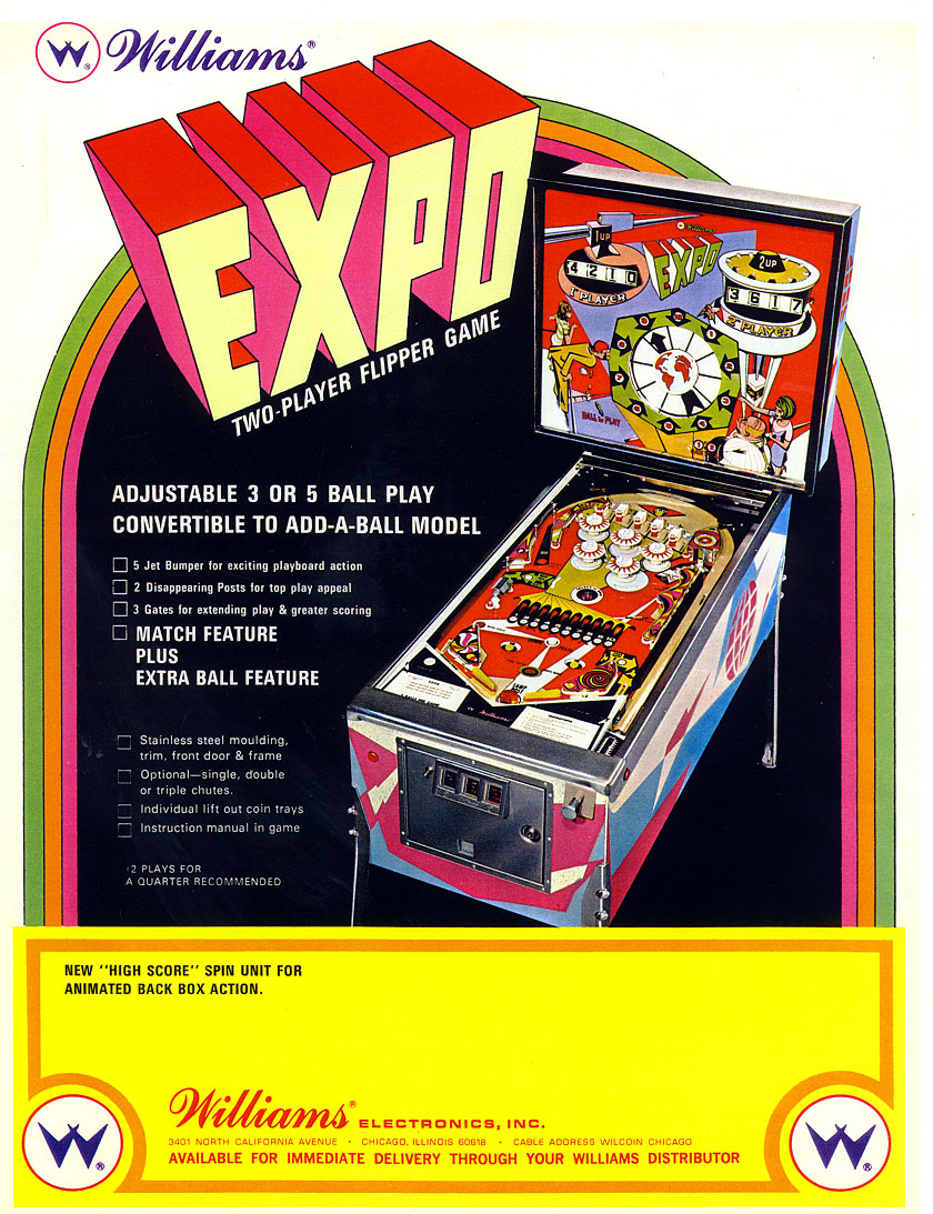 Expo (Williams, 1969) Flyer