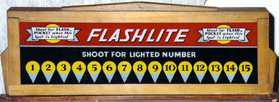 Flash Lite (Rock-ola, 1935) Backglass