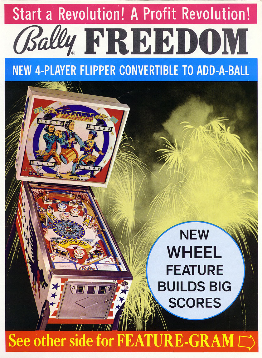 Freedom (Bally, 1976) Flyer (Front)