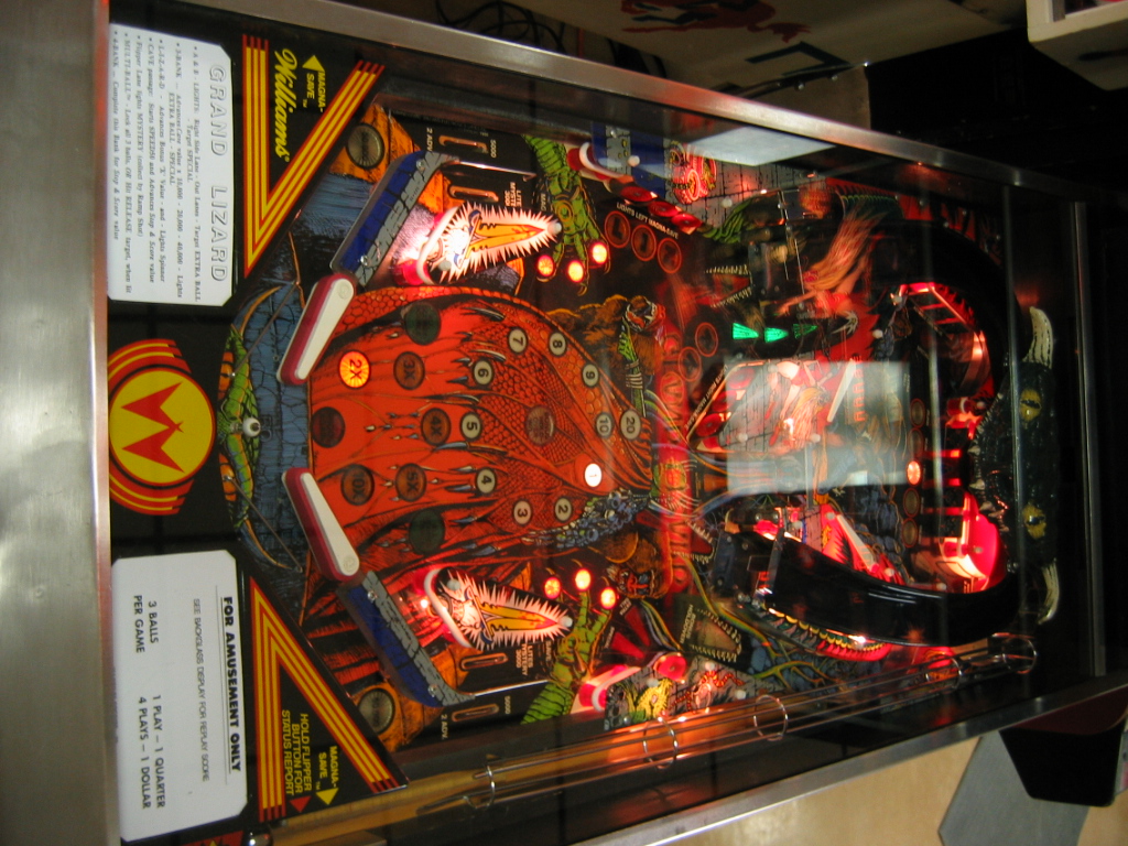 Grand Lizard (Williams, 1986) Playfield