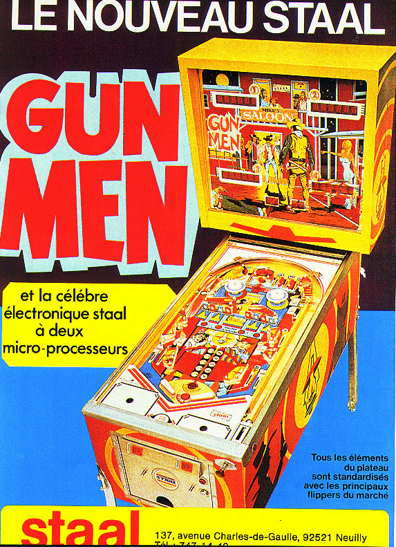 Gun Men (Staal Society, 1979) Flyer