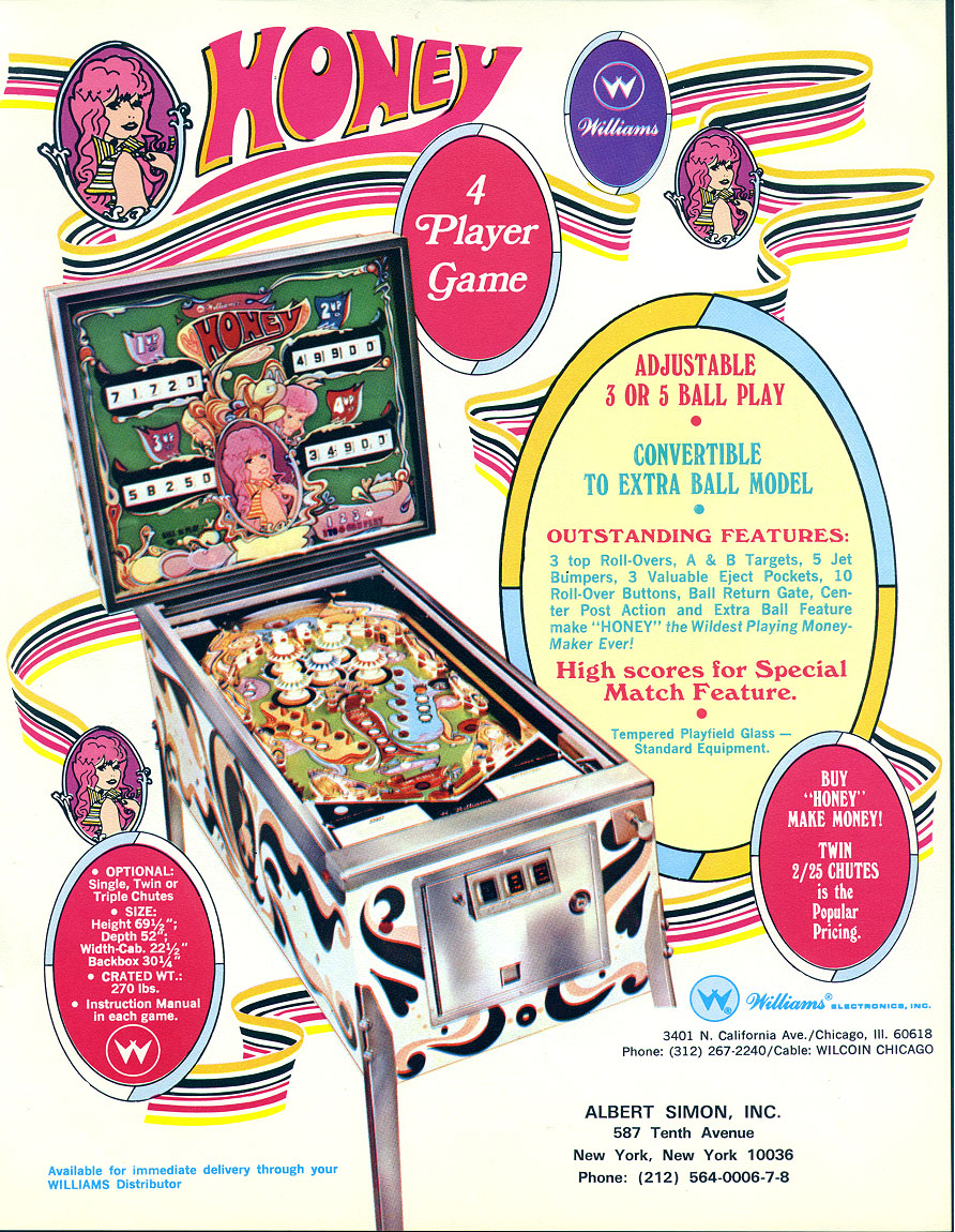 Honey (Williams, 1971) Flyer