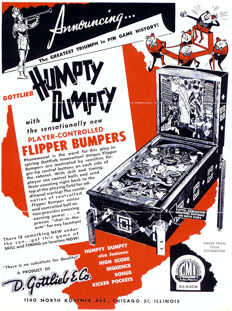 Humpty Dumpty (Gottlieb, 1947) Flyer