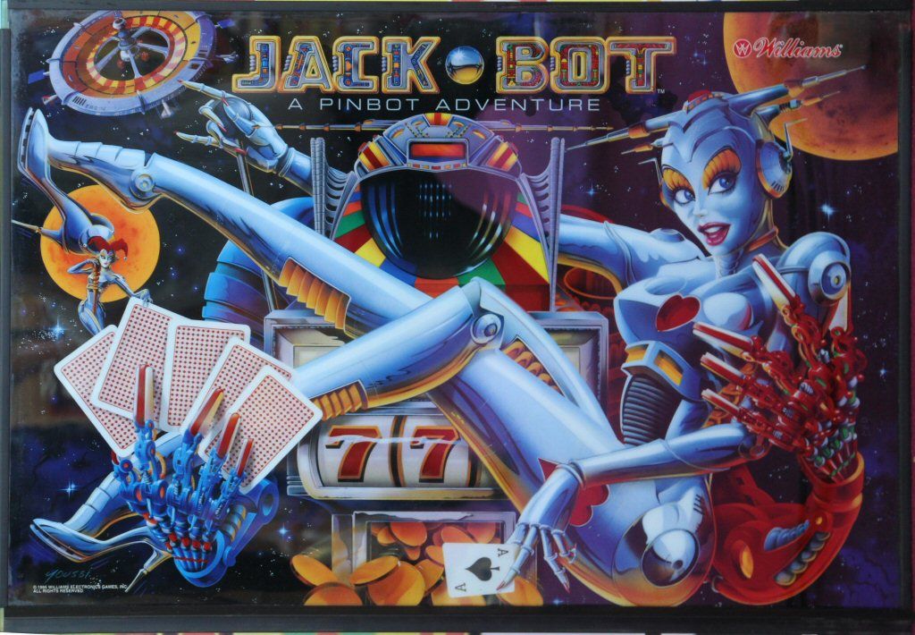 Jack·Bot (Williams, 1995) (JPR) Backglass