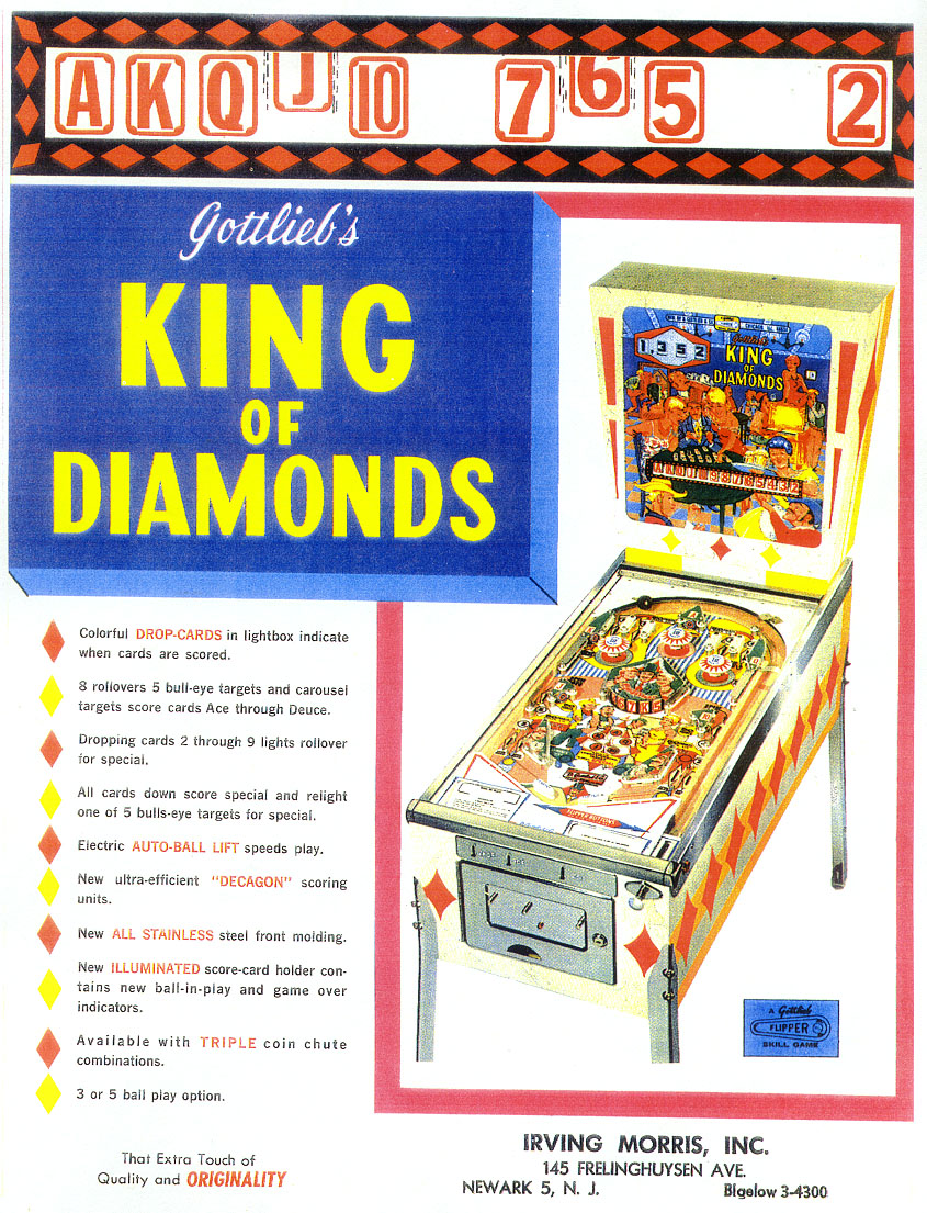 King of Diamonds (Gottlieb, 1967)