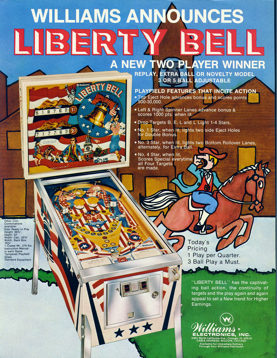 Liberty Bell (Williams, 1976) Flyer
