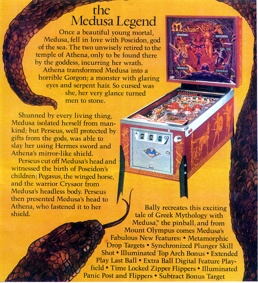 Medusa (Bally, 1981) Flyer p2