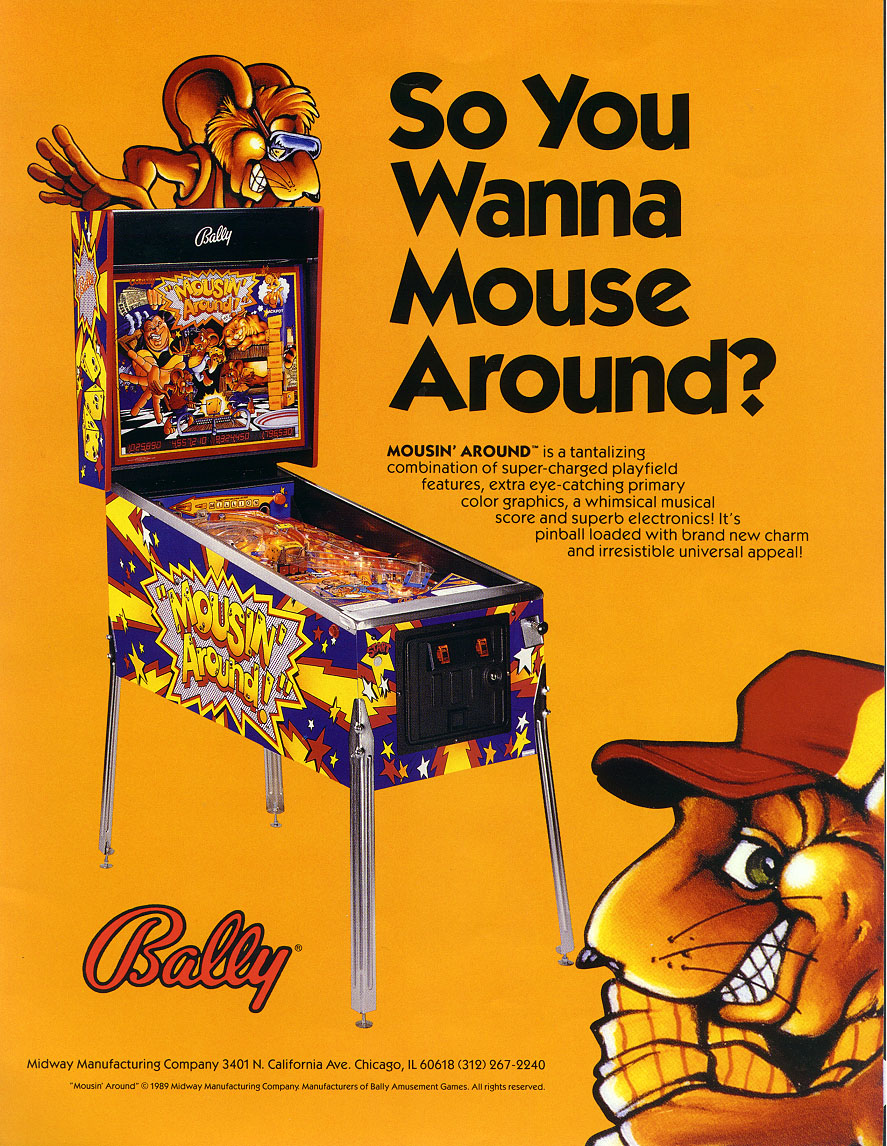 Mousin' Around (Bally, 1989) Flyer p1