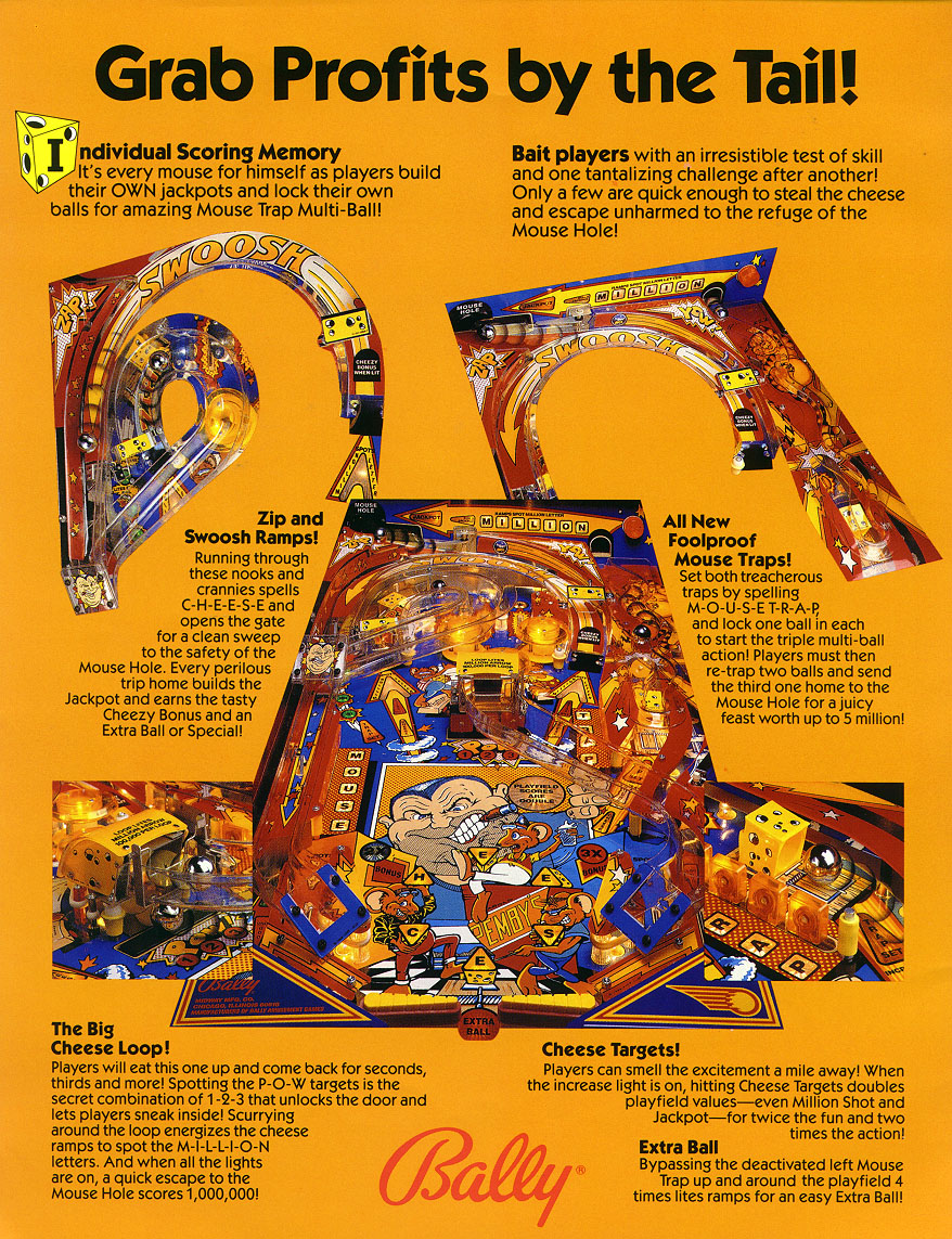 Mousin' Around (Bally, 1989) Flyer p2