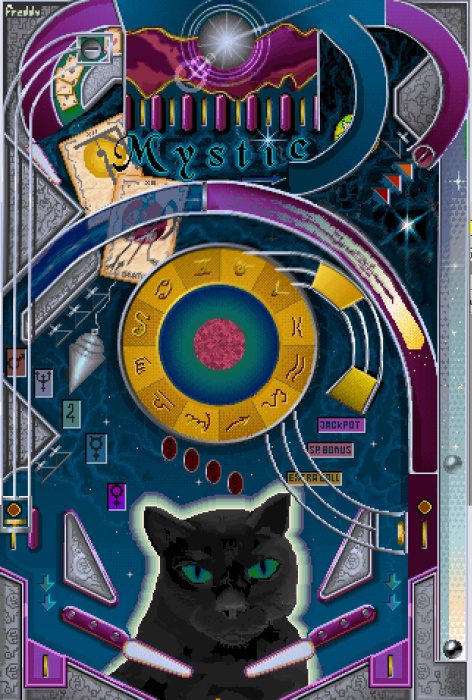 Mystic / Pinball Wizard 2000 (Ikarion, 1996) Playfield