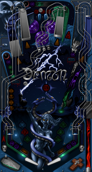 Night of the Demon (Slam Tilt, 1996) Playfield