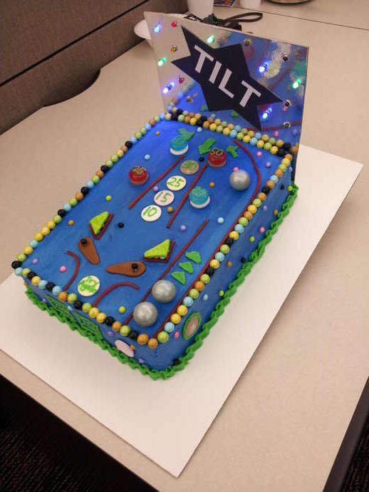 Pinball Birthday Cake1