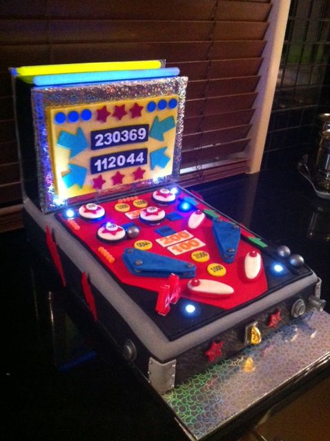 Pinball Birthday Cake2